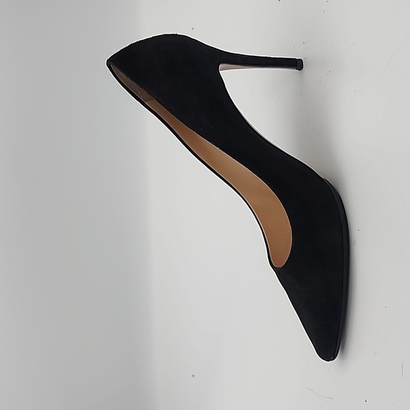 M. GEMI Black Suede Stiletto Heeled Pump with Pointed-toe, size 40½ - Picture 8 of 8